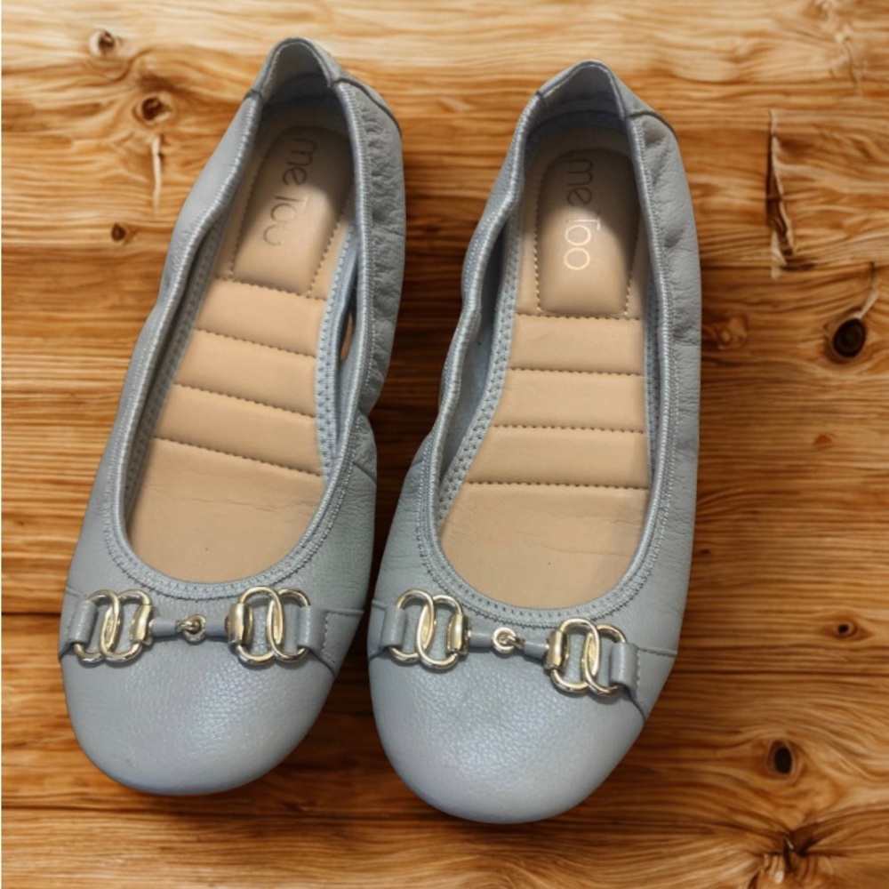 Me Too light blue Ballet Flats
